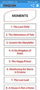Class 9 English Moments NCERT screenshot 0