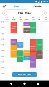 Student Calendar - Timetable screenshot 0