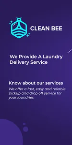 Clean Bee - Laundry Delivery S screenshot 0