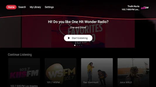 iHeartRadio for Google TV screenshot 2