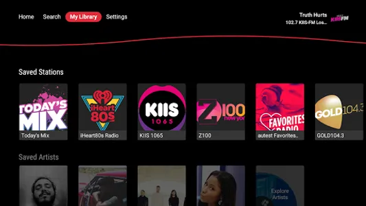 iHeartRadio for Google TV screenshot 6