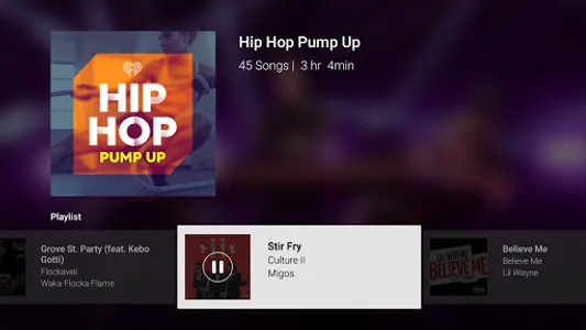 iHeartRadio for Google TV screenshot 9