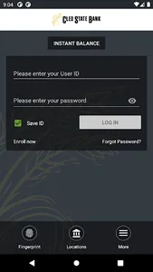 Cleo State Bank Mobile Banking screenshot 1