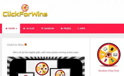 Click For Wins screenshot 1