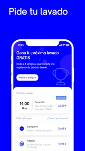 Clinpify: Lavamos tu coche screenshot 1