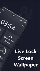 Clock & Battery Live Wallpaper screenshot 15