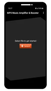 MP3 Music Amplifier & Booster screenshot 0