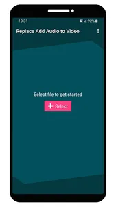 Replace Add Audio to Video screenshot 0
