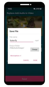 Replace Add Audio to Video screenshot 4