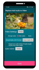 Replace Add Audio to Video screenshot 9