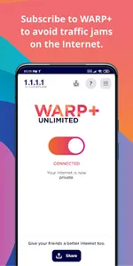 1.1.1.1 + WARP: Safer Internet screenshot 2