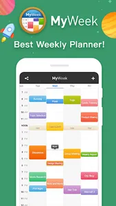 MyWeek - Weekly Schedule Plann screenshot 0