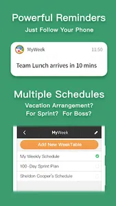 MyWeek - Weekly Schedule Plann screenshot 2