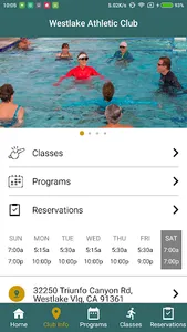 Westlake Athletic Club App screenshot 0