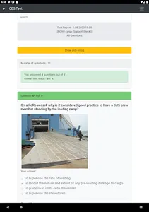 RORO cargo. Support CES Test screenshot 18