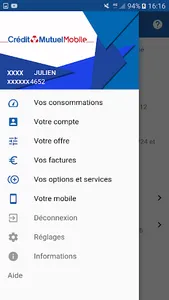 Crédit Mutuel Mobile screenshot 2