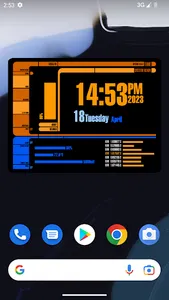 LCARS Trek Clock Widget screenshot 4