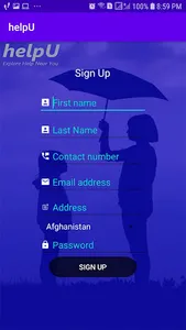 helpU screenshot 2