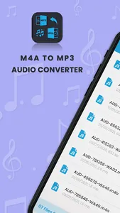 M4a to MP3 Audio Converter screenshot 0