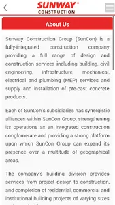 Sunway Construction Berhad screenshot 3