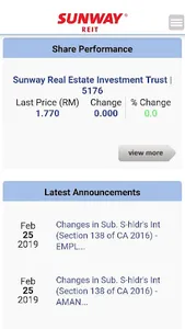 Sunway REIT screenshot 1