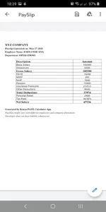 Kenya PAYE Calculator screenshot 3