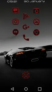 Asher Red Icon Pack screenshot 0