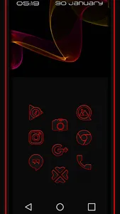 Asher Red Icon Pack screenshot 2