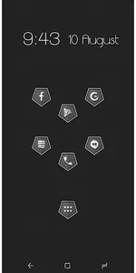 Coastal Stormy Gray Icon Pack screenshot 2