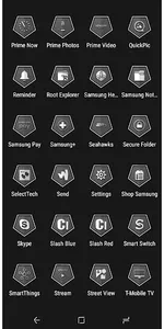 Coastal Stormy Gray Icon Pack screenshot 6