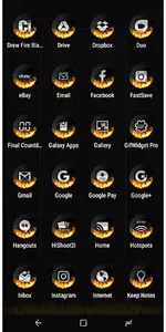 Drew Fire Black Icon Pack screenshot 4