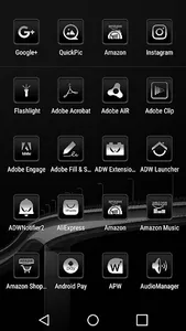 oNe1 Dark - Icon Pack screenshot 1