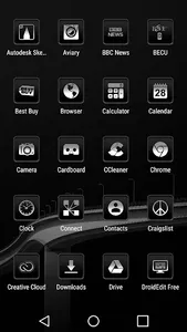 oNe1 Dark - Icon Pack screenshot 2