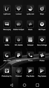 oNe1 Dark - Icon Pack screenshot 4