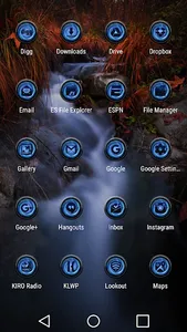 Turbulence Blue Icon Pack screenshot 2