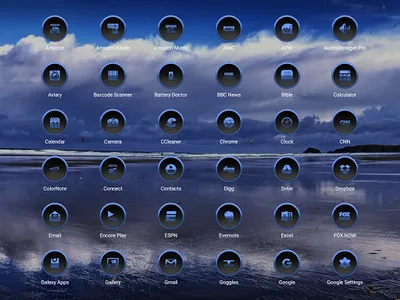 X Blue Dark Icon Pack screenshot 10