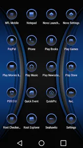 X Blue Dark Icon Pack screenshot 3