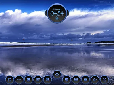 X Blue Dark Icon Pack screenshot 9