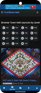 CoC Base Layouts Copy Links screenshot 0