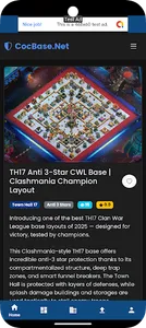 CoC Base Layouts Copy Links screenshot 2