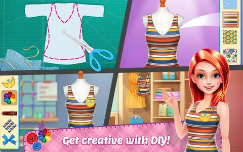 DIY Fashion Star - Doll Game screenshot 1