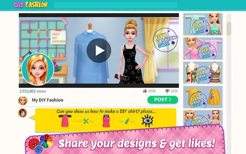 DIY Fashion Star - Doll Game screenshot 3