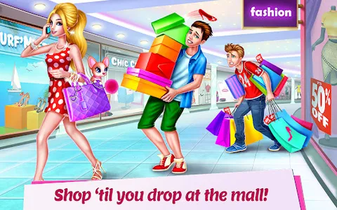 Shopping Mall Girl: Chic Game screenshot 0