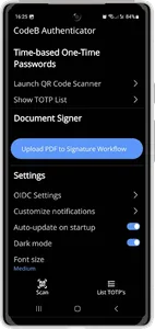 CodeB Authenticator screenshot 0