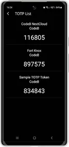 CodeB Authenticator screenshot 1