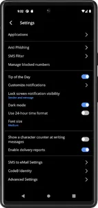 CodeB SMS screenshot 1
