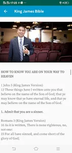 Holy Bible King James Version screenshot 1