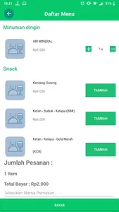 Pemesanan menu - dapur PKL1967 screenshot 6