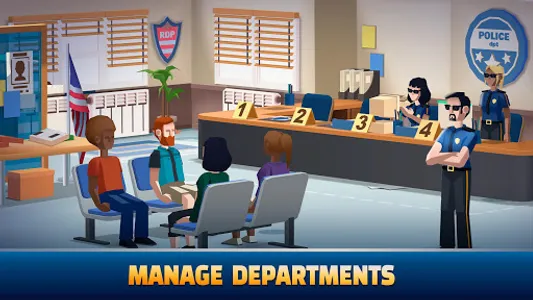 Idle Police Tycoon - Cops Game screenshot 1