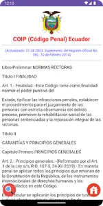 COIP (Código Penal) Ecuador screenshot 0